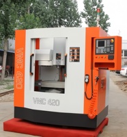 Mesin Penggilingan CNC Vertikal 3 Axis Vmc420L Berkualitas Tinggi GSK BT30 Spindle Tunggal Otomatis Akurasi 0.01 Garansi 1 Tahun