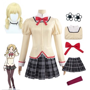 Animine Kaname Madoka Akemi <span class=keywords><strong>Homura</strong></span>คอสเพลย์เครื่องแต่งกายชุดนักเรียนวิกผมACFG-004 - Product Image 6