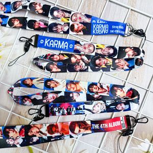Wholesale KPOP Idol Group Stray Kids 4th Karma Phone Lanyard Neck Strap