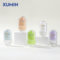 2025 bouteille de protection solaire en plastique colorée élégante avec pompe vide 30ml bouteille de pompe cosmétique givrée transparente pour Base de maquillage