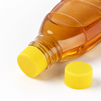 Bouchons à vis côtelés universels pour bocaux quotidiens, capuchons de bouteille de distribution de crème pour miel, sauces et sirops
