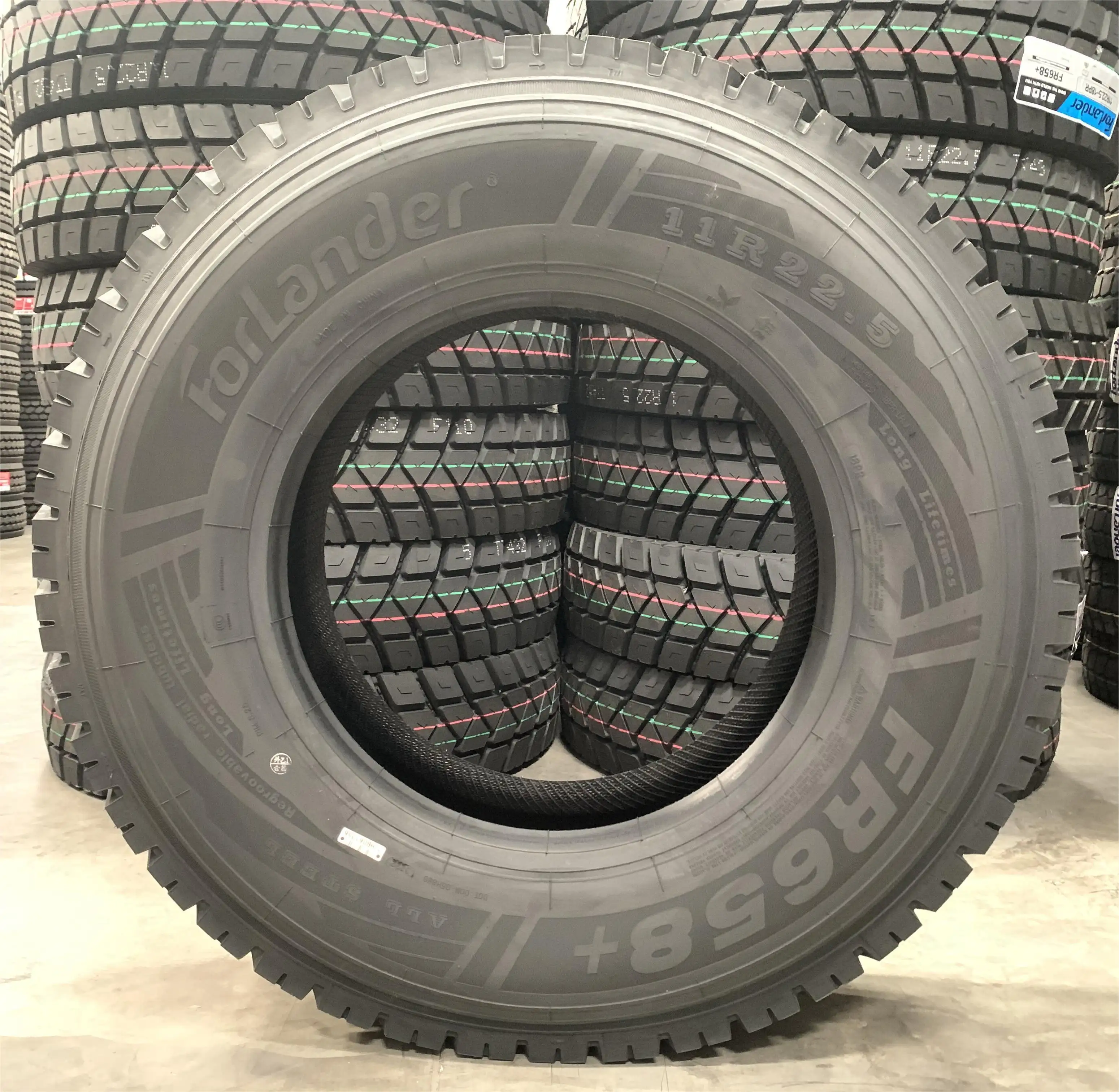 Forlanderタイヤ新しい11r22.5トラックタイヤタイヤメーカーFR658