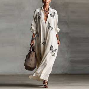 green emerald velvet dress Lia Linen Embroidered Long Dress  Heavy Hues Label