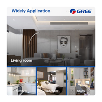 GREE OEM 34100btu 3.5HP Pompe à moteur DC à économie d'énergie, moteur antidéflagrant, purification d'air multi-split automatique, télécommande