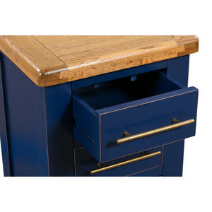 Mesita de noche de madera maciza de diseño moderno, muebles de dormitorio plegables, almacenamiento, sala de estar y comedor, muebles para el hogar CASCAIS hechos en Vietnam - Product Image 5