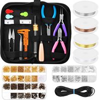 Kit de Suministros para Hacer Joyas PAXCOO con Herramientas, Alambres y Accesorios para Reparación y Abalorios - Hecho en China