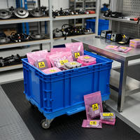 Promotion : Bacs de Rangement Empilables en Plastique, Conteneurs de Manutention, Caisses en Plastique pour la Pêche et l'Industrie Piscicole