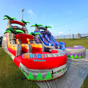 <span class=keywords><strong>Scivolo</strong></span> di acqua tropicale personalizzabile per la casa dimensione gonfiabile del partito per la piscina per divertimento all'aperto - Product Image 3