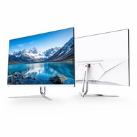 Moniteur professionnel série 24, logo personnalisé, fréquence de rafraîchissement 75Hz/144Hz, dalle VA, sans bordure, écran de jeu 1k grand angle pour PC