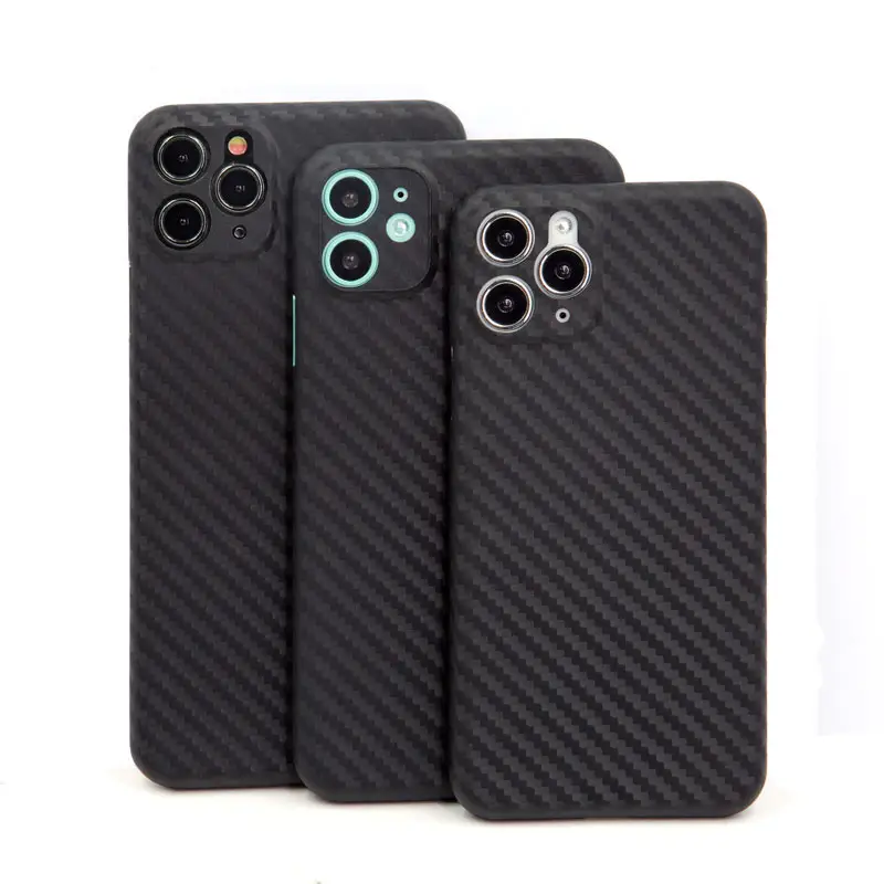 waterproof smart phone case cover for iphone 11 men carbon fiber case, universal full cover for iphone 11pro carbon fiber case