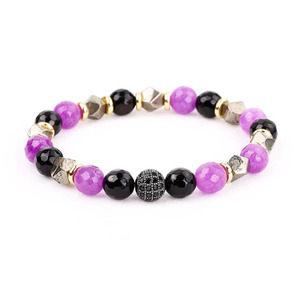 Pulsera de la amistad hecha a mano para hombres y mujeres, joyería de diseño único, cuentas de piedra Natural, JBS10560 - Product Image 6