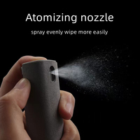 Nettoyant d'écran portable 10 ml en microfibre anti-poussière avec étui de protection transparent – Échantillon gratuit – Flacon portable