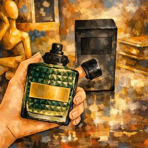 Parfum pour homme de marque originale, style Born in <span class=keywords><strong>Roma</strong></span>, flacon en verre clouté, essence masculine, parfum classique, entrepôt américain. - Product Image 1