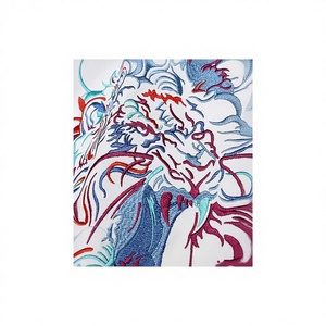 Camiseta Corta de Algodón 100% de Alta Calidad OEM, Tejido Grueso de 250 g/m², Unisex, con Estampado Puff, Talla Grande para Hombre - Product Image 1