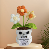 Cadeau pour enseignant : Plante en crochet avec plaque personnalisée, tournesol, décoration de bureau pour l'appréciation des enseignants