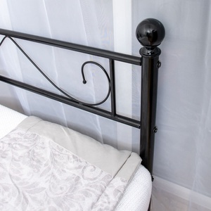 Struttura per divano <span class=keywords><strong>letto</strong></span> <span class=keywords><strong>singolo</strong></span> in metallo <span class=keywords><strong>con</strong></span> binario laterale per camera da <span class=keywords><strong>letto</strong></span> o soggiorno per adulti e bambini - Product Image 4