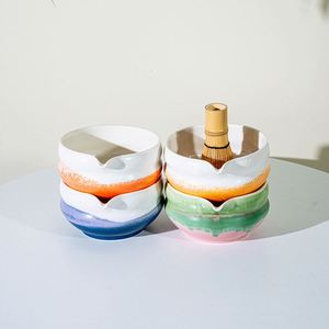 Luxury Porcelain Japanese-style Matcha <b>Tea</b> Set Four-piece with Whisk Bowl Stand Gift <b>Box</b> - Product Image 3