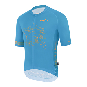 Maillot <span class=keywords><strong>de</strong></span> <span class=keywords><strong>cyclisme</strong></span> YKYWBIKE <span class=keywords><strong>Tour</strong></span> <span class=keywords><strong>de</strong></span> <span class=keywords><strong>France</strong></span>, respirant, pour homme, maillot <span class=keywords><strong>de</strong></span> vélo <span class=keywords><strong>de</strong></span> route, vêtements <span class=keywords><strong>de</strong></span> <span class=keywords><strong>cyclisme</strong></span> à manches courtes pour l'été - Product Image 2