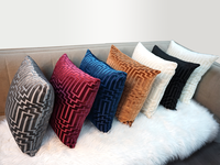 Housse de coussin décorative pour la maison, housse de coussin en polyester jacquard pour la maison ou l'hôtel