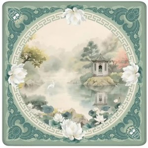 Tapis de mahjong Plum Aqua, Tapis de mahjong Oh Mine, Tapis de mahjong en solde, Tapis de mahjong Peacock, Tapis de mahjong <span class=keywords><strong>Tigar</strong></span> Terrace, Tapis de mahjong Ian - Product Image 3