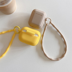 Accessoire de suspension simple de couleur unie pour écouteurs, étui en silicone pour écouteurs avec sangle de suspension, <span class=keywords><strong>source</strong></span> de <span class=keywords><strong>la</strong></span> corde de suspension - Product Image 5