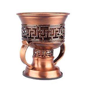 Moderno Quemador de Incienso Bakhoor con Diseño de Metal y Cuchara, Estilo Clásico para la Temporada de Otoño, Estilo Popular en el Medio Oriente - Product Image 1