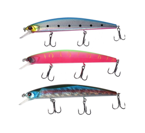 Haute qualité 3D méné dur leurre taille personnalisée 10g yeux de poisson prédateur attirail Jerk appâts <span class=keywords><strong>pour</strong></span> brochet bar pêche PVC rivière lac - Product Image 1