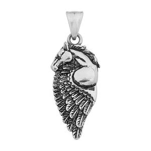 Collar con Colgante de Ala de Pegaso para Hombre y Mujer, Acero Inoxidable, Ala Individual, Regalo de Cumpleaños, Joyería - Product Image 5