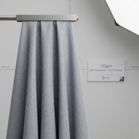 Tissu de doublure, largeur 150 cm, poids 120 g/m², composition 50 % Meta Aramide/50 % Viscose ignifuge