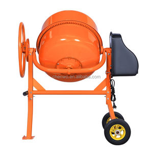 Mixer semen beton Mixer listrik 70L-240L vertikal 350 w-3000 W untuk konstruksi pertanian pencampur umpan hewan - Product Image 6