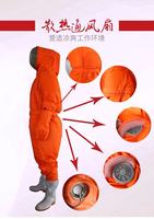 Ensemble complet de vêtements de protection solides anti-abeilles et anti-guêpes avec ventilateur, longueur au-dessus du genou, vente en gros