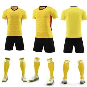 Set da Calcio a Maniche Corte con Scollo a V, Traspirante e ad Asciugatura Rapida, per Allenamento, Partite, Squadra, Uniformi Sportive, Vendita all'Ingrosso - Product Image 4