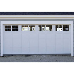 Portes de garage sectionnelles électriques automatiques en aluminium sur mesure, portes de garage en verre résistant aux ouragans - Product Image 5