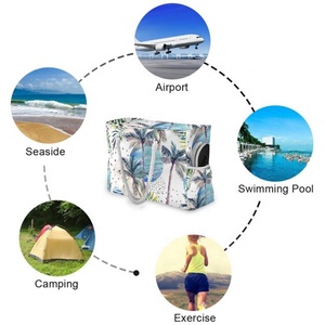 Wholesale Market Promotional Shopper Bag Comfortable <b>Shoulder</b> <b>Straps</b> Larger Beach Hand Bag for Women - Product Image 4