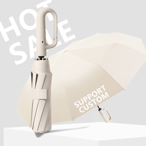 OEM tùy chỉnh 10k tự động UV kinh doanh ô với Vòng xử lý Cổ Phiếu nhà máy nóng bán Windproof Mưa Mặt trời biểu tượng quảng cáo Quà Tặng - Product Image 1