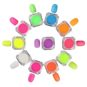Pigmento fluorescente 1 gramo color neón metálico pigmento para esmalte de uñas