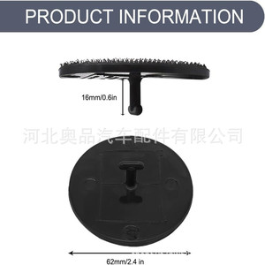 Clip de tapis BMW Mini 62 mm en plastique nylon, fixation de tapis de sol de type T, pièce de rechange - Product Image 1