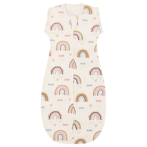 Kantong Tidur Bayi Serat Kapas Organik Bambu dengan Ritsleting 2 Arah, Motif Kotak-kotak, Bernapas, Bersertifikasi OEKO-TEX untuk Balita - Product Image 6