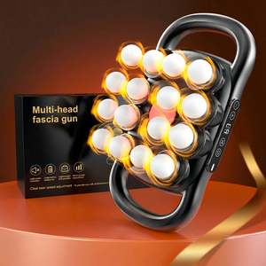 16-<b>Head</b> Fascia Gun Muscle <b>Massager</b> with Brushless Motor 12 Speed Levels USB Rechargeable Timing Control for Full Body Massage - Product Image 2