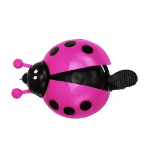 Customized Accessories Aluminum Alloy Light Ladybug Bell Bike Ringiing Multiple Vehicles Available Cycling Bells