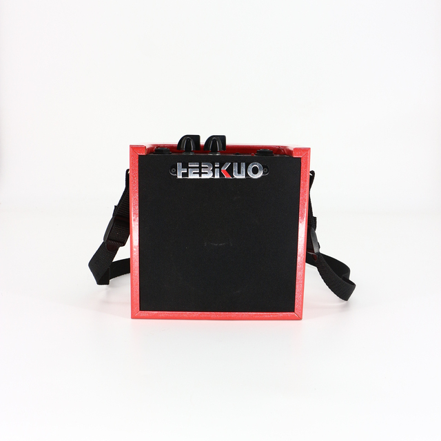 Factory Direct Wholesale/OEM Portable Digital Guitar Amplifier-5W Plastic Amp Rechargeable Battery Knob Control-Musical