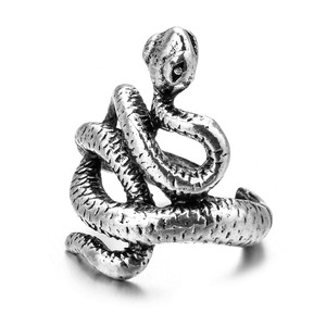 AA017965 vente en gros bagues gothiques bague en forme de serpent unique en alliage - Product Image 6