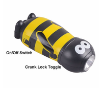 Lampe torche LED portable en forme d'animal mignon, mini lampe torche promotionnelle pour enfants, lampe torche LED à pression manuelle