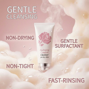 Limpiador Facial Personalizado con Aminoácidos Cica y Ácido Hialurónico, Hidratante Suave para Piel Sensible, OEM ODM <span class=keywords><strong>OBM</strong></span> - Product Image 2