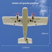 Avion FPV à longue portée personnalisable avec caméra numérique FPV à aile fixe