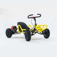 Kart Tout-Terrain pour Adulte, Moteur à Chaîne 90cc, Extérieur, Quatre Roues, à Carburant, pour Drift, en Stock