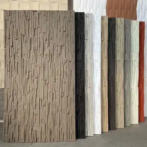 Soft Wall Cladding Interior And Exterior House Wall Decor 3d Stone Alternative Wall Decor Flexible Black Artificial Stone Veneer