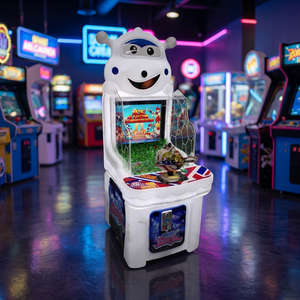 Máquina de Juego Arcade de Disparos de Agua con Cara Sonriente para 1 Jugador, Simulador Comercial de Disparos de Agua para Niños que Funciona con Monedas - Product Image 4