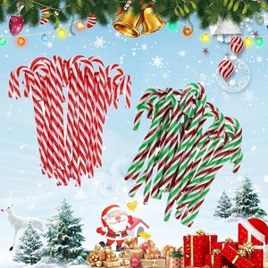 Nuove Decorazioni Natalizie in Stile Europeo e Americano, Ornamenti per <span class=keywords><strong>Albero</strong></span> <span class=keywords><strong>di</strong></span> <span class=keywords><strong>Natale</strong></span> in Plastica, Sacchi <span class=keywords><strong>di</strong></span> Babbo <span class=keywords><strong>Natale</strong></span>, Bastoncini <span class=keywords><strong>di</strong></span> Zucchero Rossi e Bianchi - Product Image 4