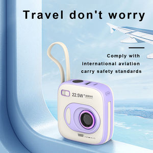 El mejor cargador de teléfono portátil de 22,5 W, Banco de energía de 20W, carga rápida de 10000mAh integrada en 2 Cables, Banco de energía W grande para Sam Sung Apple - Product Image 5